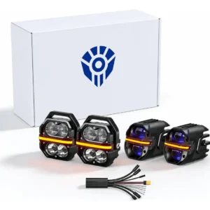 Kit De 2 Pares De Luces/ Faros Para Moto Premium Futureeyes x80 y Z4